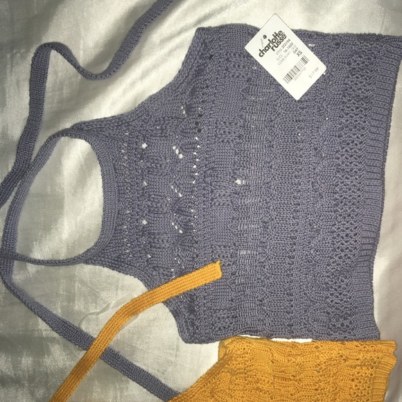 2 Halter Crop Crochet Tops - Picture 6 of 6